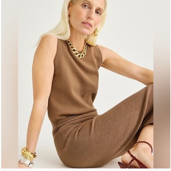 NWOT J. Crew Sweater Shell In TENCEL™ Lyocell Blend XS - Picture 1 of 9